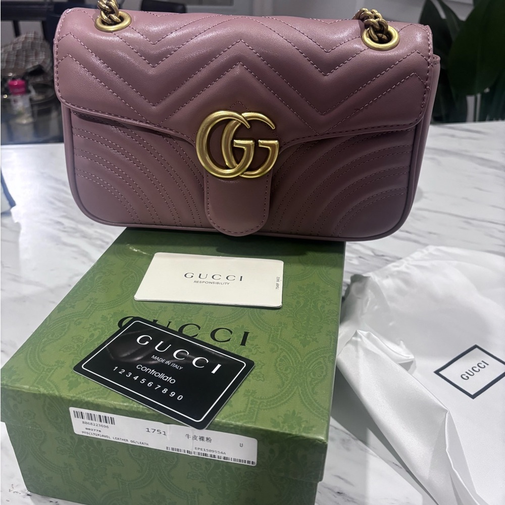 Fake Gucci marmont pink